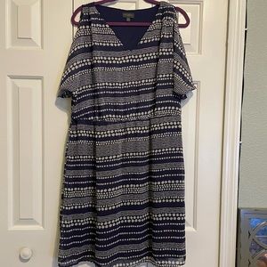 Navy blue cocktail dress